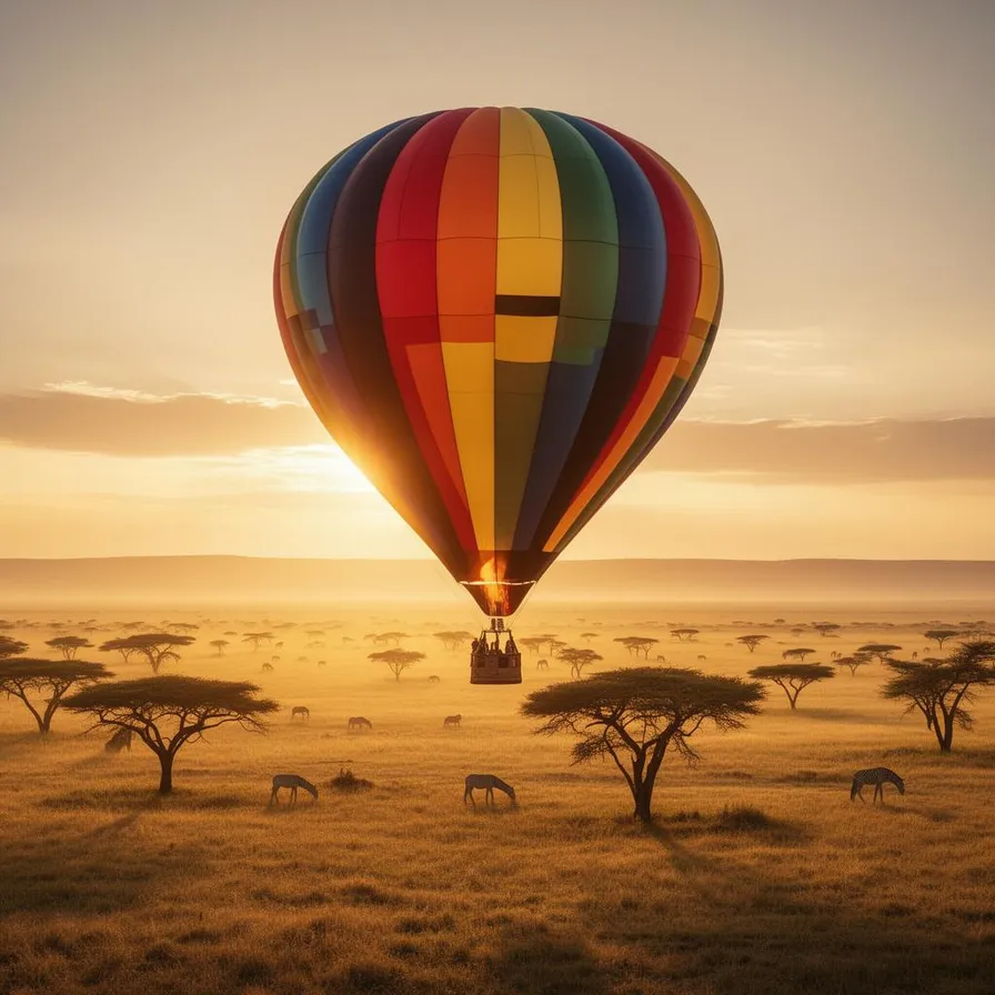 Hot Air Balloon Safari